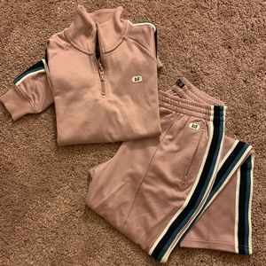 Abercrombie&Fitch Stripe Jogger Set